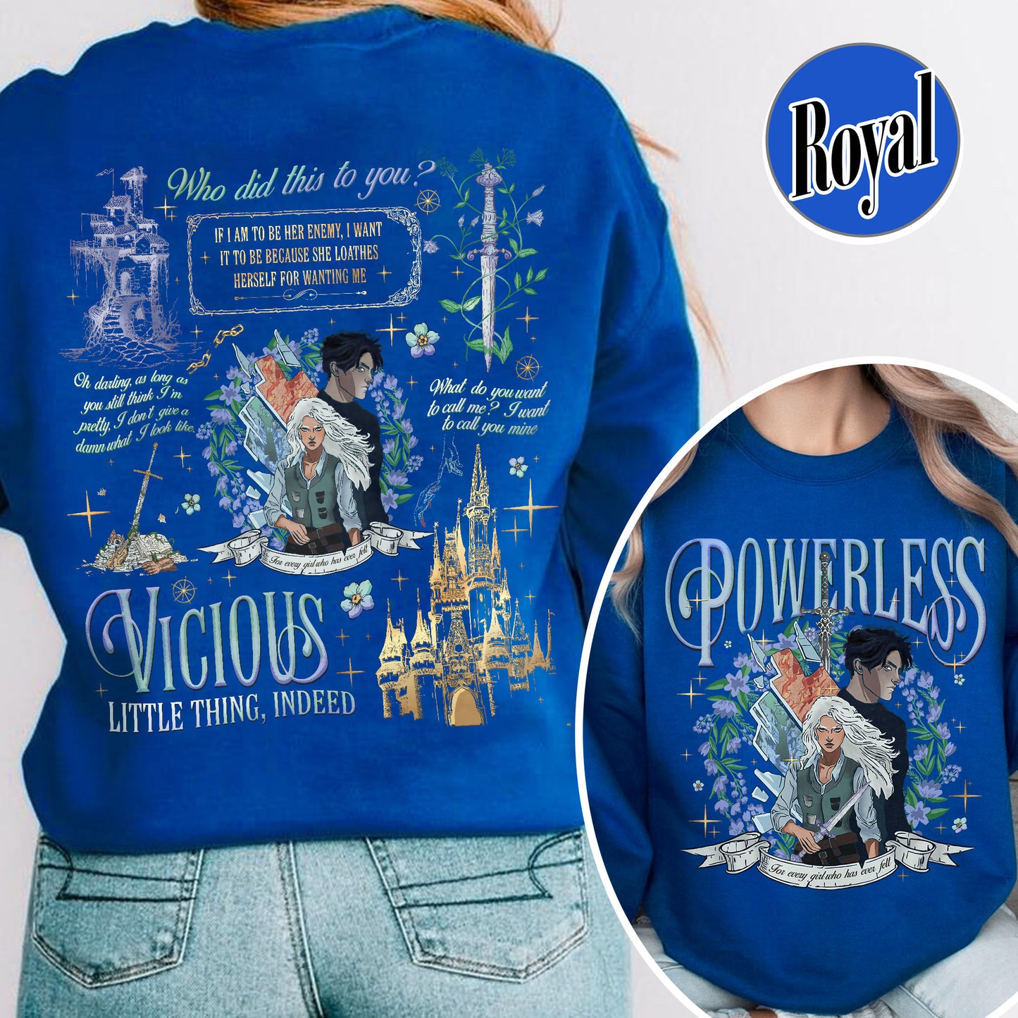 Powerless Bookish Sweatshirt For Fan, Kai Azer I Love You Sweatshirt, Fearless Fan Sweatshirt
