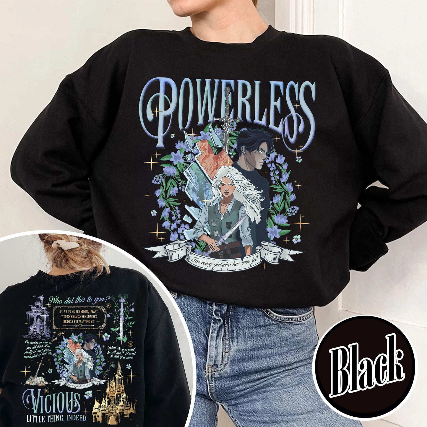 Powerless Bookish Sweatshirt For Fan, Kai Azer I Love You Sweatshirt, Fearless Fan Sweatshirt
