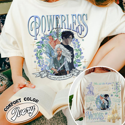 Powerless Bookish Comfort Colors Shirt For Fan, Kai Azer I Love You TShirt, Fearless Fan Shirt