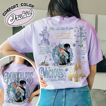 Powerless Bookish Comfort Colors Shirt For Fan, Kai Azer I Love You TShirt, Fearless Fan Shirt