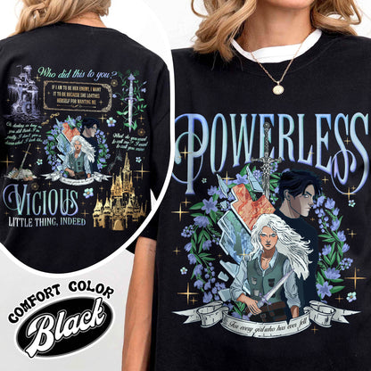 Powerless Bookish Comfort Colors Shirt For Fan, Kai Azer I Love You TShirt, Fearless Fan Shirt