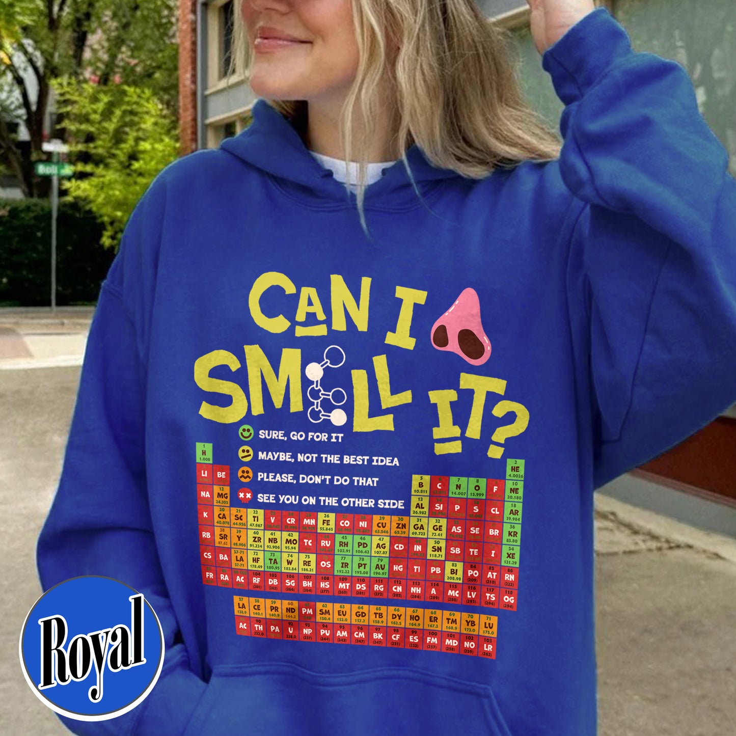 Funny Chemistry Hoodie,Can I Lick Or Smell It Periodic Table Hoodie, Elements Table Hoodie
