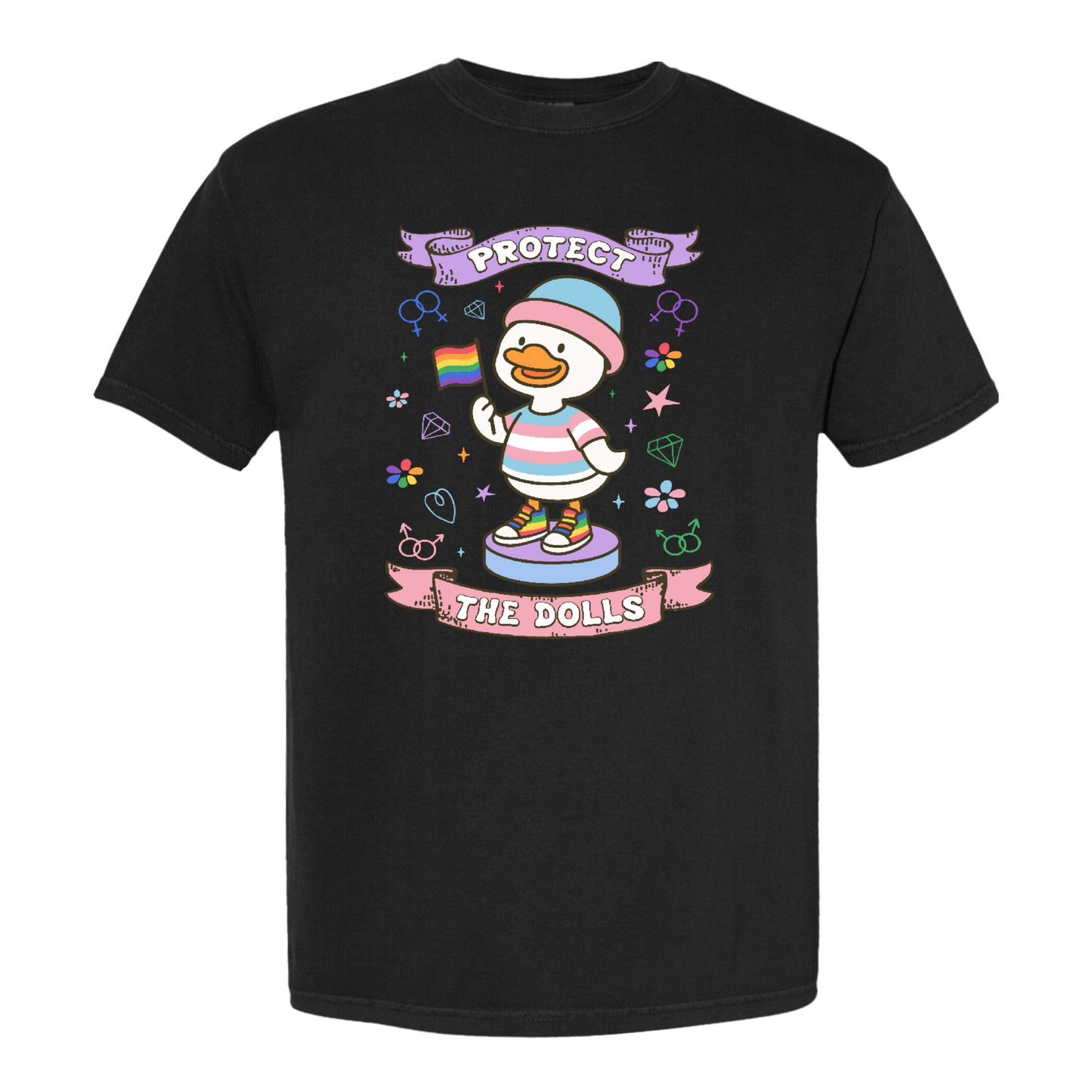 Protect The Dolls Comfort Colors Shirt,Trans Rights Transgender Pride Feminist Shirt