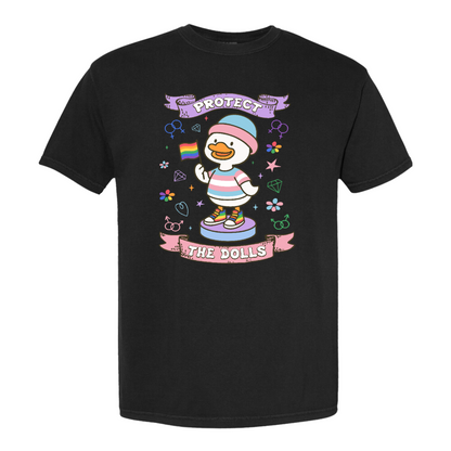 Protect The Dolls Comfort Colors Shirt,Trans Rights Transgender Pride Feminist Shirt
