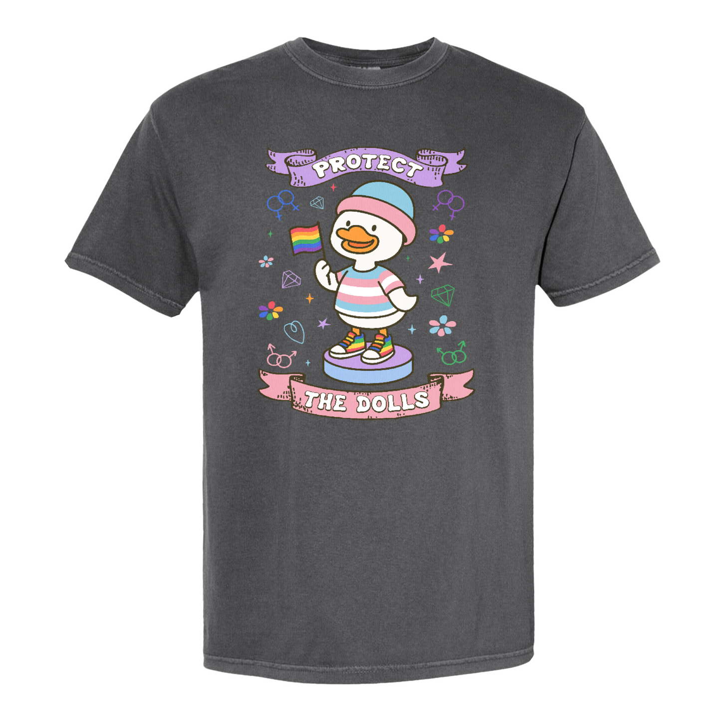Protect The Dolls Comfort Colors Shirt,Trans Rights Transgender Pride Feminist Shirt