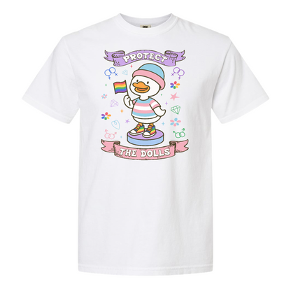 Protect The Dolls Comfort Colors Shirt,Trans Rights Transgender Pride Feminist Shirt