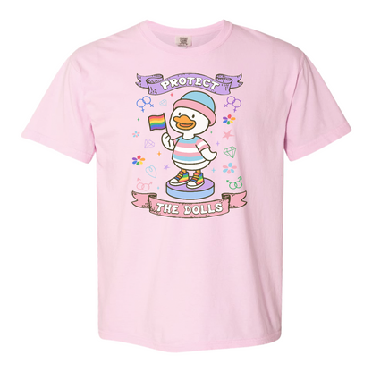 Protect The Dolls Comfort Colors Shirt,Trans Rights Transgender Pride Feminist Shirt