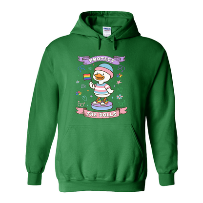 Protect The Dolls Hoodie,Trans Rights Transgender Pride Feminist Hoodie