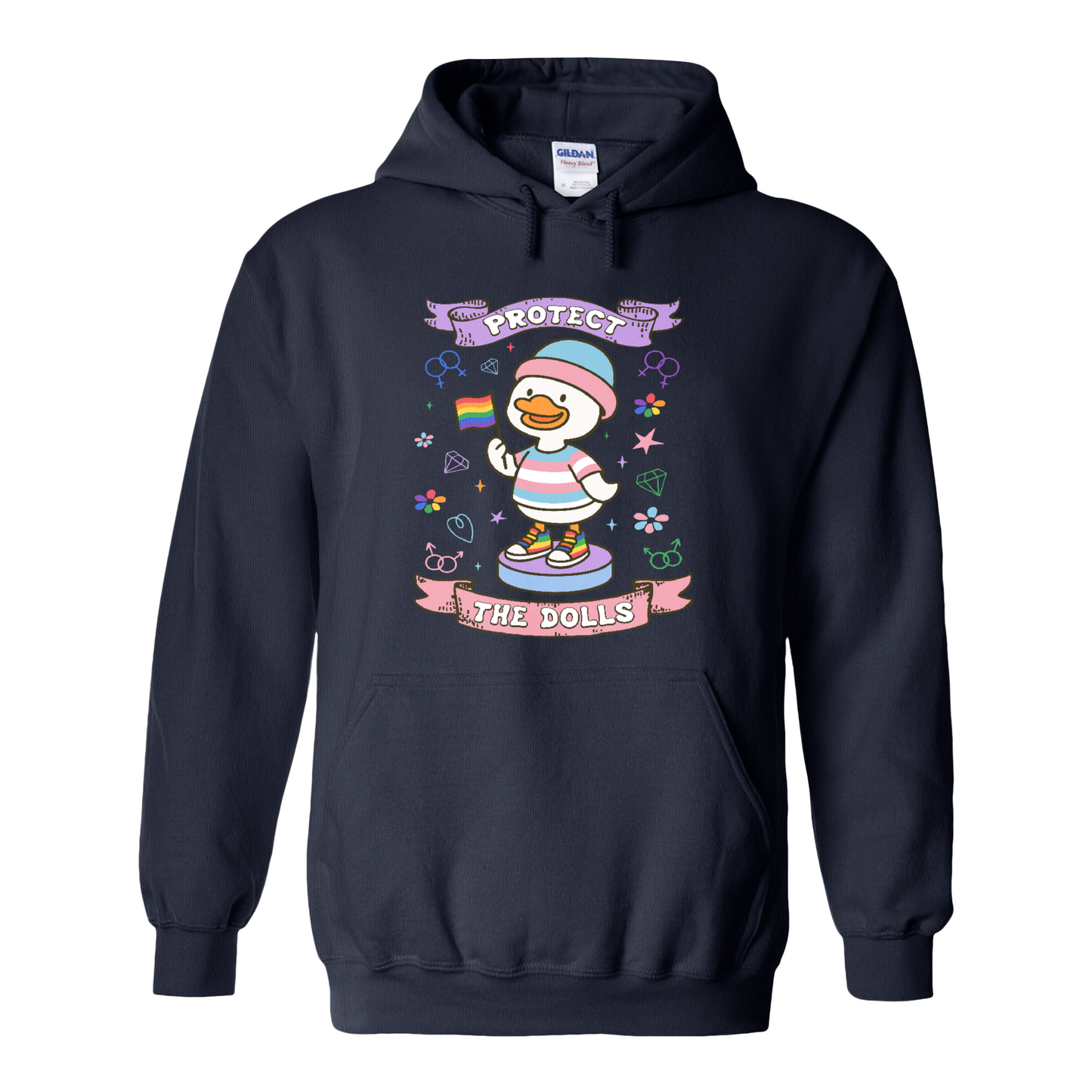 Protect The Dolls Hoodie,Trans Rights Transgender Pride Feminist Hoodie