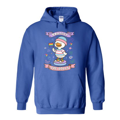 Protect The Dolls Hoodie,Trans Rights Transgender Pride Feminist Hoodie