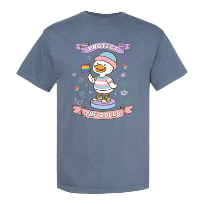 Protect The Dolls Comfort Colors Shirt,Trans Rights Transgender Pride Feminist Shirt