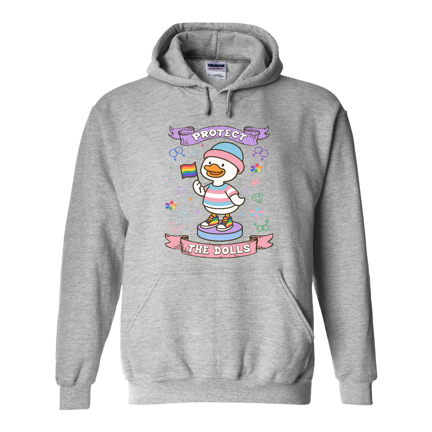 Protect The Dolls Hoodie,Trans Rights Transgender Pride Feminist Hoodie