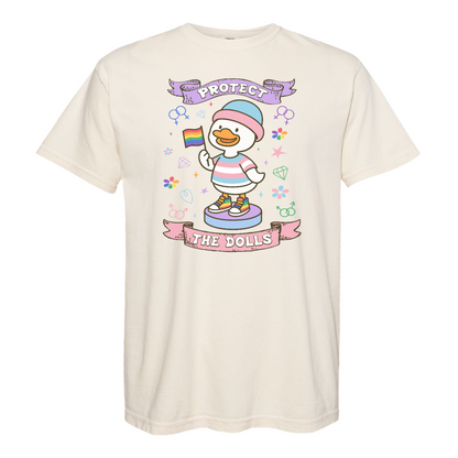 Protect The Dolls Comfort Colors Shirt,Trans Rights Transgender Pride Feminist Shirt