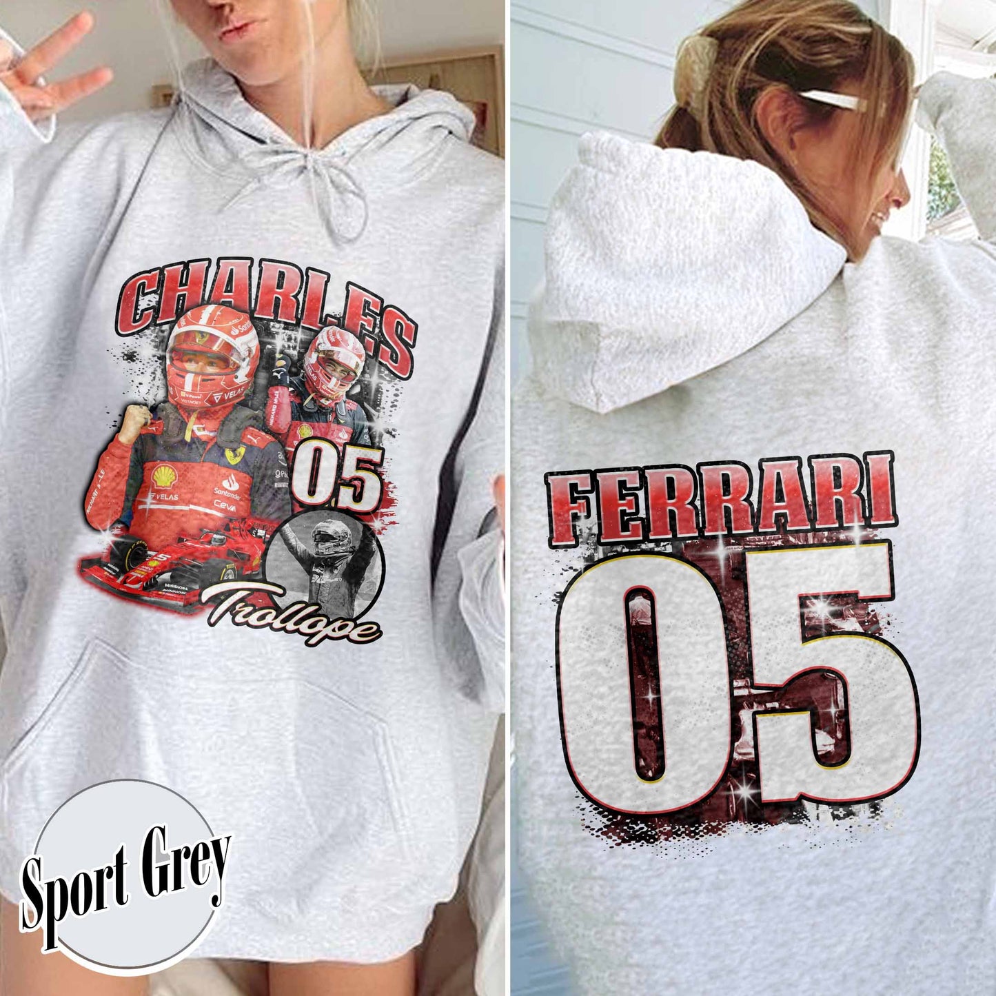 Racing Bootleg Hoodie,Racing Fan Gift for him, Personalized Name and Number Bleached, F1 Merch