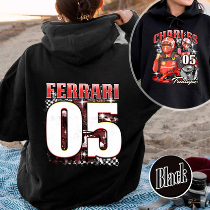 Racing Bootleg Hoodie,Racing Fan Gift for him, Personalized Name and Number Bleached, F1 Merch
