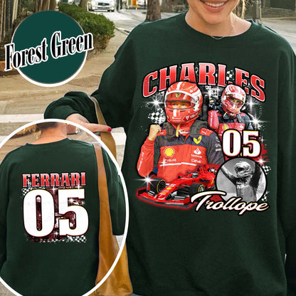 Racing Bootleg Sweatshirt,Racing Fan Gift for him, Personalized Name and Number Bleached, F1 Merch