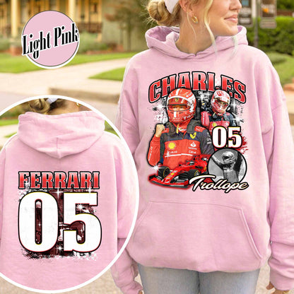 Racing Bootleg Hoodie,Racing Fan Gift for him, Personalized Name and Number Bleached, F1 Merch