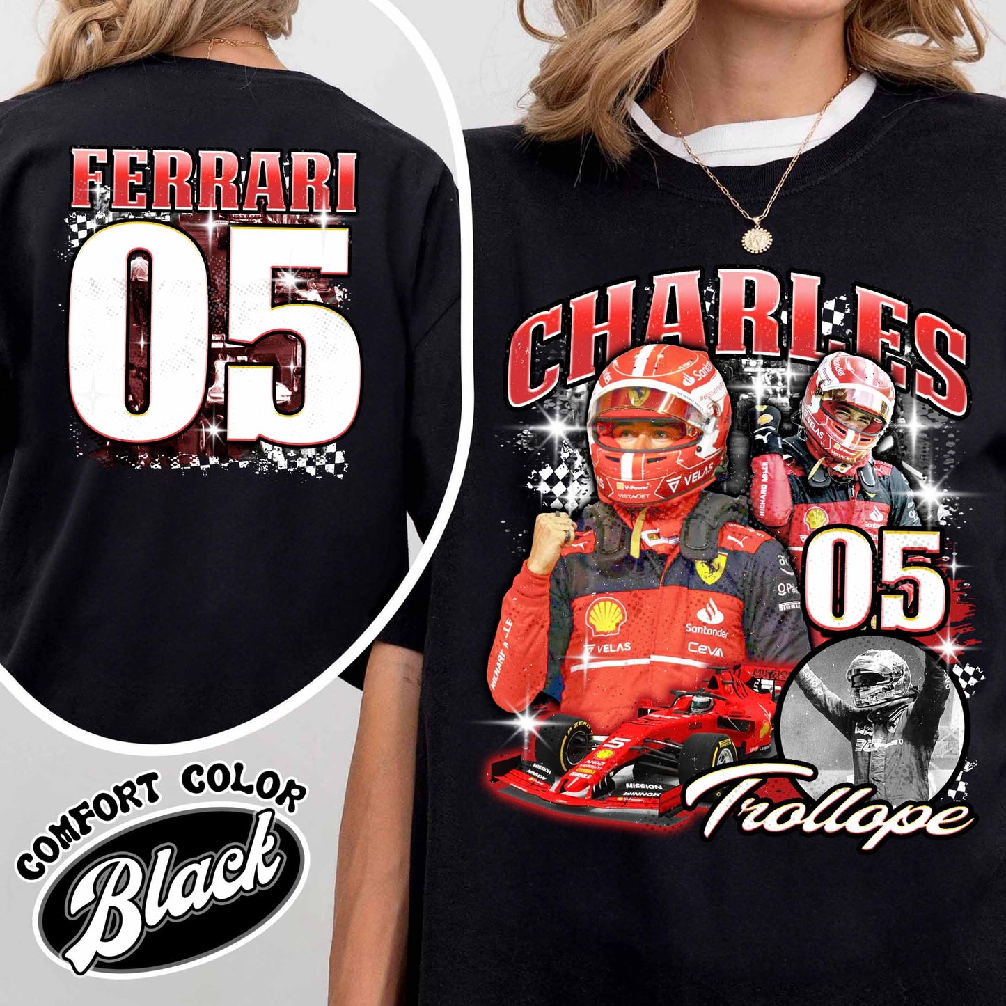 Racing Bootleg Comfort Colors Shirt,Racing Fan Gift for him, Personalized Name and Number Bleached, F1 Merch