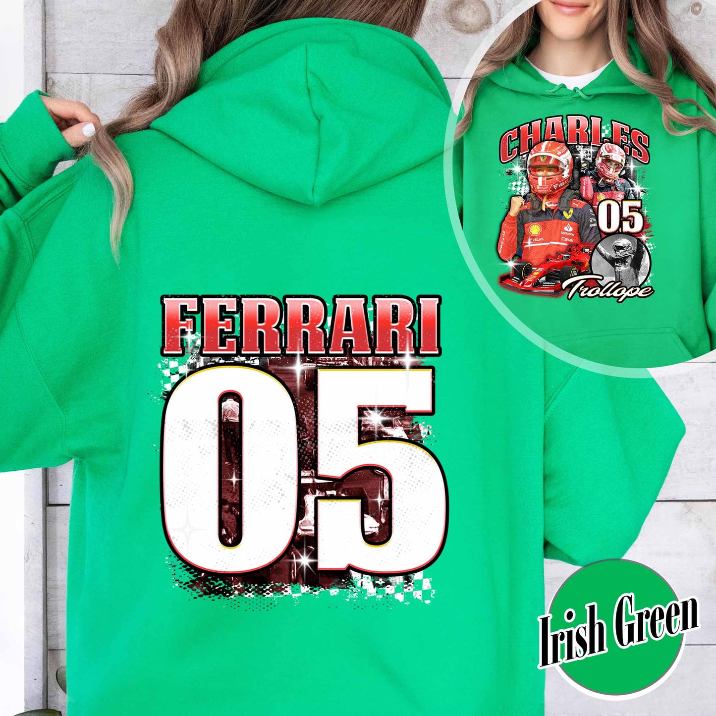 Racing Bootleg Hoodie,Racing Fan Gift for him, Personalized Name and Number Bleached, F1 Merch