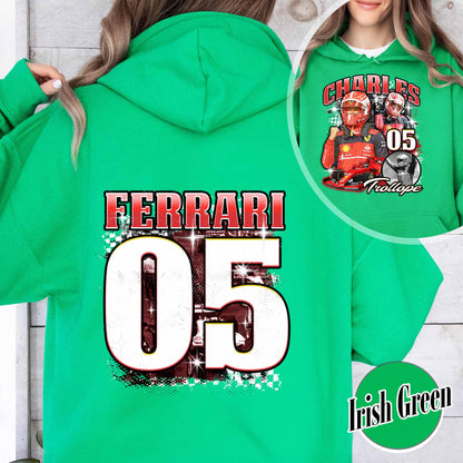 Racing Bootleg Hoodie,Racing Fan Gift for him, Personalized Name and Number Bleached, F1 Merch