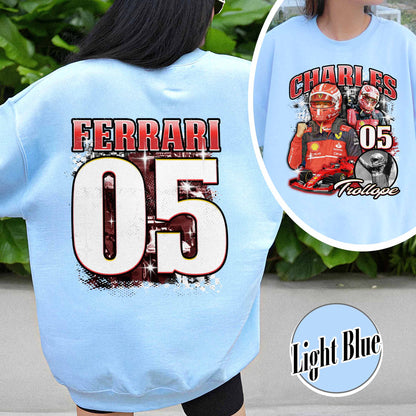Racing Bootleg Sweatshirt,Racing Fan Gift for him, Personalized Name and Number Bleached, F1 Merch