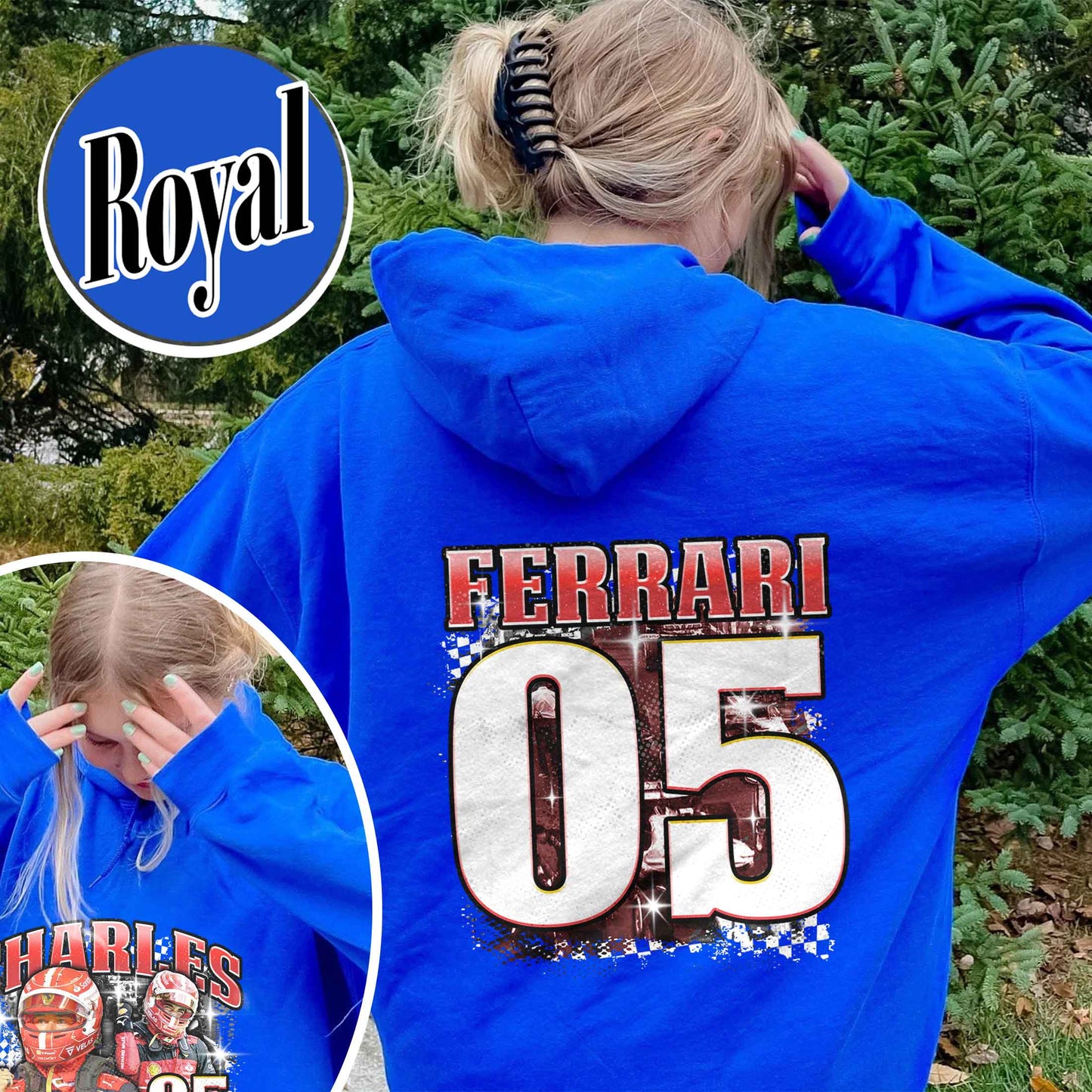 Racing Bootleg Hoodie,Racing Fan Gift for him, Personalized Name and Number Bleached, F1 Merch