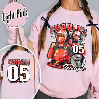 Racing Bootleg Sweatshirt,Racing Fan Gift for him, Personalized Name and Number Bleached, F1 Merch