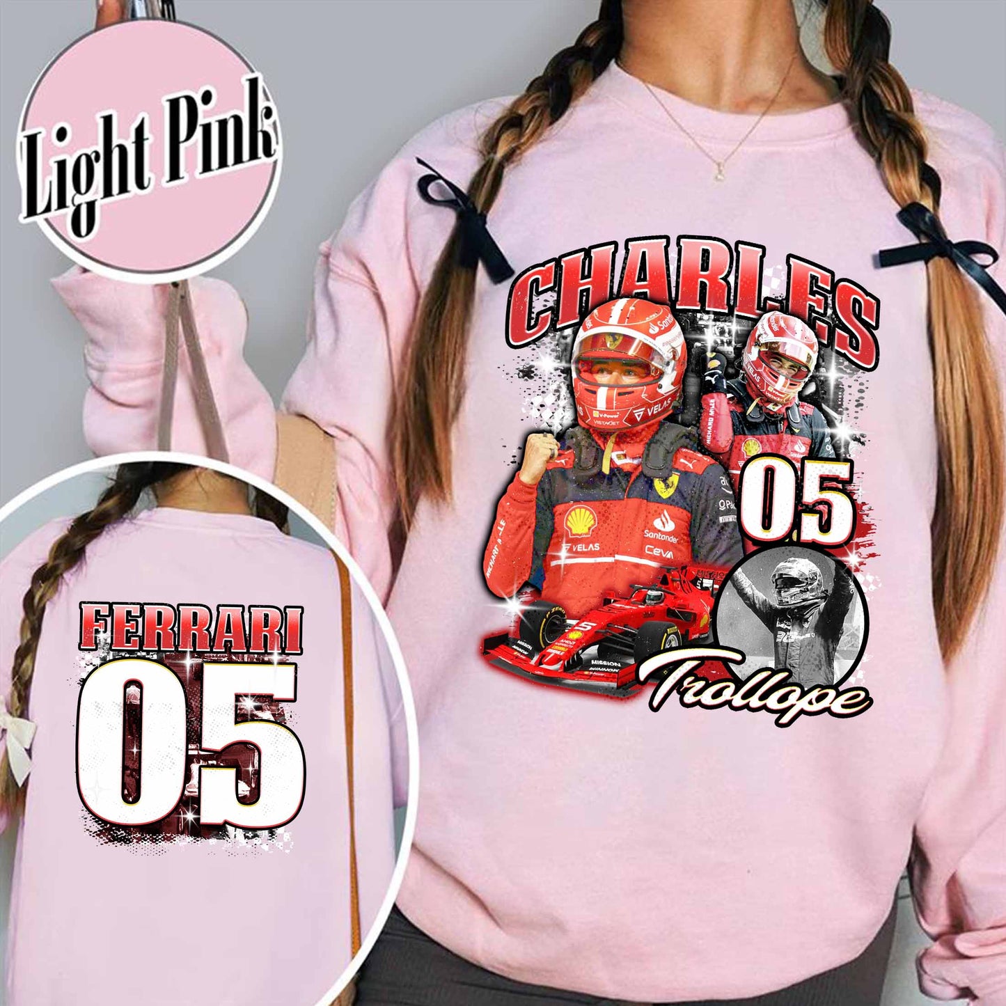 Racing Bootleg Sweatshirt,Racing Fan Gift for him, Personalized Name and Number Bleached, F1 Merch