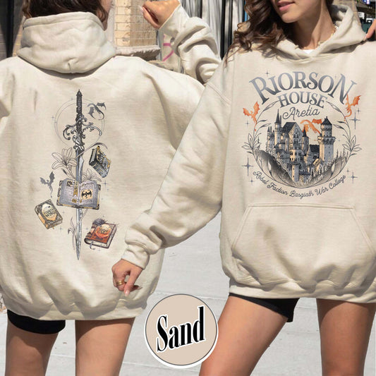 Rebecca Yoros Fourth Wing Hoodie, Xaden Riorson House Aretia Hoodie, Dragon Rider Hoodie