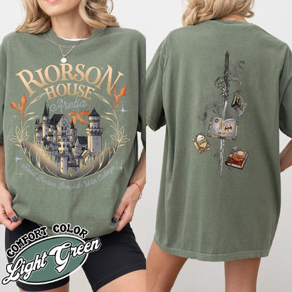 Rebecca Yoros Fourth Wing Comfort Color Shirt, Xaden Riorson House Aretia Shirt, Dragon Rider Shirt