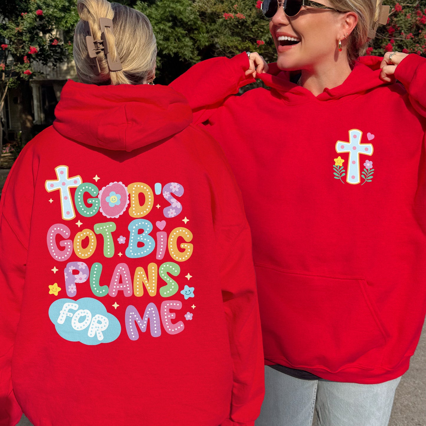 God’s Got Big Plans For Me Hoodie, Christian Kids Hoodie, Faith Graphic Hoodie, Religious Gift Hoodie
