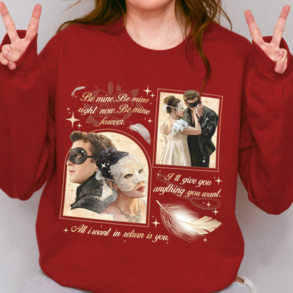 From Masquerade to Marriage – Benophie Inspired – Bridgerton Benedict & Sophie Regency Romance Sweatshirt