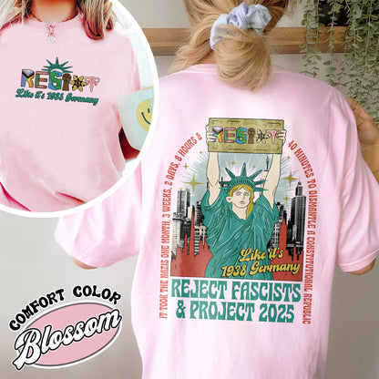 Resist Comfort Colors Shirt, Fdt shirt,Not my president tee, Strong Women Shirt, Political Tee