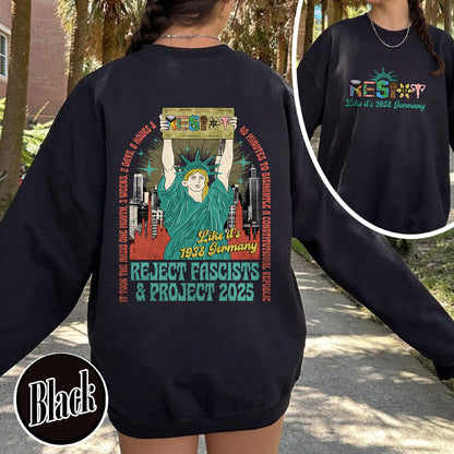 Resist Sweatshirt, Fdt Sweatshirt,Not my president Sweatshirt, Strong Women Sweatshirt, Political Sweatshirt