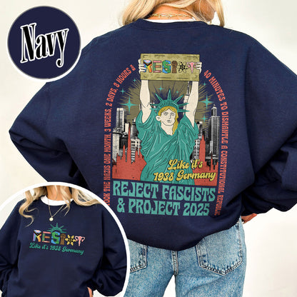 Resist Sweatshirt, Fdt Sweatshirt,Not my president Sweatshirt, Strong Women Sweatshirt, Political Sweatshirt