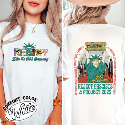 Resist Comfort Colors Shirt, Fdt shirt,Not my president tee, Strong Women Shirt, Political Tee