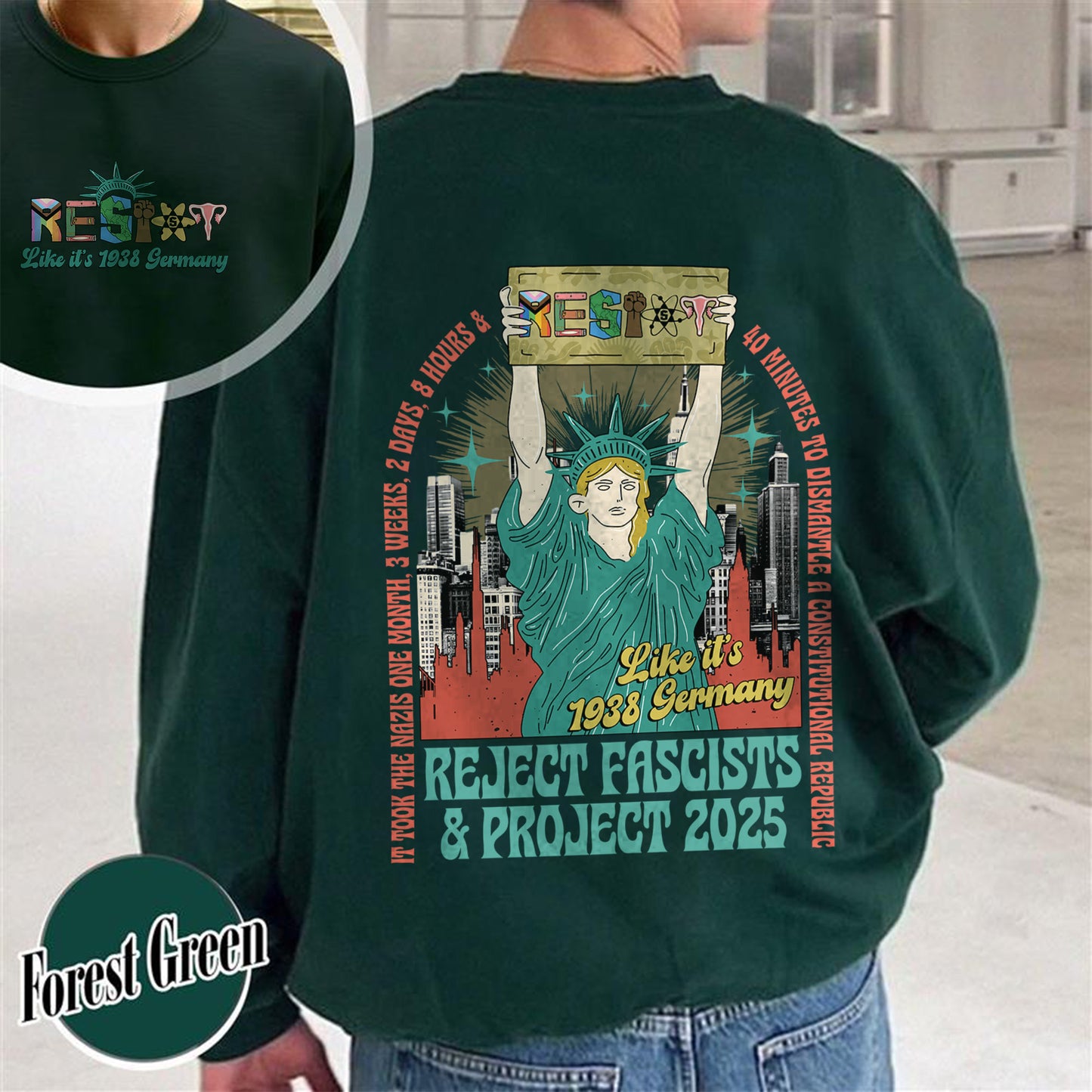 Resist Sweatshirt, Fdt Sweatshirt,Not my president Sweatshirt, Strong Women Sweatshirt, Political Sweatshirt