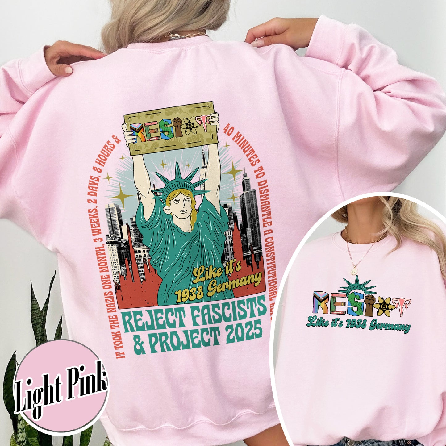 Resist Sweatshirt, Fdt Sweatshirt,Not my president Sweatshirt, Strong Women Sweatshirt, Political Sweatshirt