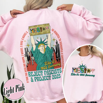 Resist Sweatshirt, Fdt Sweatshirt,Not my president Sweatshirt, Strong Women Sweatshirt, Political Sweatshirt