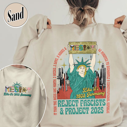 Resist Sweatshirt, Fdt Sweatshirt,Not my president Sweatshirt, Strong Women Sweatshirt, Political Sweatshirt