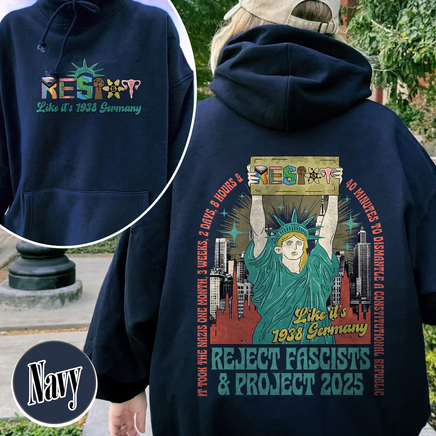 Resist Hoodie, Fdt Hoodie,Not my president Hoodie, Strong Women Hoodie, Political Hoodie