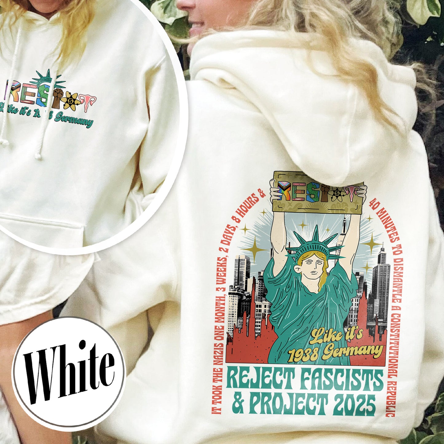 Resist Hoodie, Fdt Hoodie,Not my president Hoodie, Strong Women Hoodie, Political Hoodie