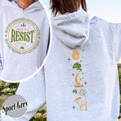 Resist Social Club Hoodie, Penguins Smokey Bear Canada Hoodie, Stay Salty Resistance Hoodie