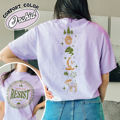 Resist Social Club Shirt, Penguins Smokey Bear Canada Shirt, Stay Salty Resistance Shirt