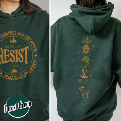 Resist Social Club Hoodie, Penguins Smokey Bear Canada Hoodie, Stay Salty Resistance Hoodie