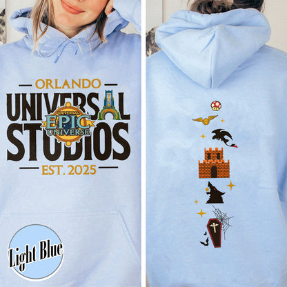 Family Trip Hoodie, Family Universe Park Trip Hoodie, Vintage Walt Disney Wolrd Hoodie