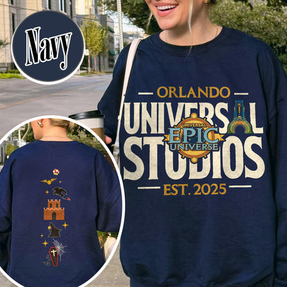 Family Trip Sweatshirt, Family Universe Park Trip Sweatshirt, Vintage Walt Disney Wolrd Sweatshirt