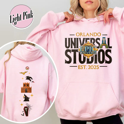 Family Trip Hoodie, Family Universe Park Trip Hoodie, Vintage Walt Disney Wolrd Hoodie