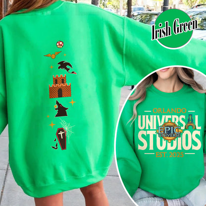 Family Trip Sweatshirt, Family Universe Park Trip Sweatshirt, Vintage Walt Disney Wolrd Sweatshirt