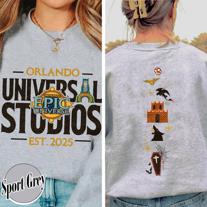 Family Trip Sweatshirt, Family Universe Park Trip Sweatshirt, Vintage Walt Disney Wolrd Sweatshirt